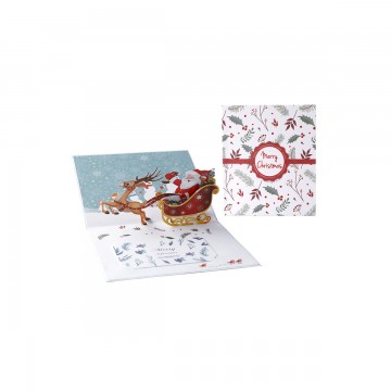 Wholesale 3D Top Up Christmas Gift Card